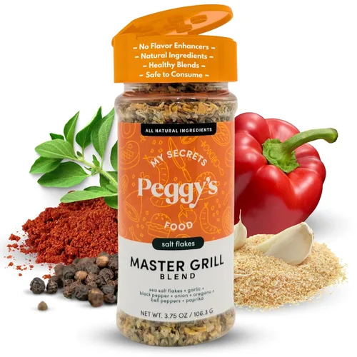 Miniatura 16 de My Secrets Peggy's Food OMG Mezcla de Condimentos para Aves – Mezcla Perfecta de Hierbas y Especias – Con Sal Rosa del Himalaya – 3.5 Oz/99.2 g