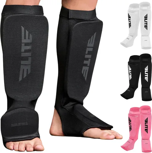 Espinilleras MMA para Muay Thai y Kickboxing, protectores de espinillas con protección en el empeine para sparring y entrenamiento, para adultos,