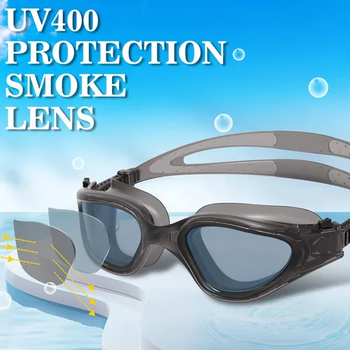 Miniatura 2 de WIN.MAX - Goggles de natación polarizados, antivaho, antirrayos ultravioleta, sin filtraciones y con visión clara para hombres, mujeres, adultos