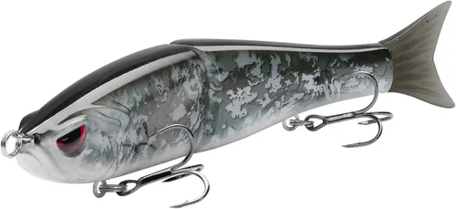 Miniatura 21 de Señuelos Bassdash SwimShad Glide articulados Swimbait Lubina Cachorro Salmón Trucha Almizclado Señuelo de Pesca Bajo Largemouth