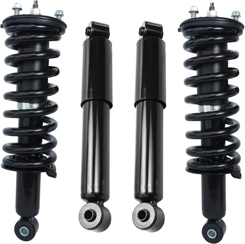 Miniatura 41 de Detroit Axle - Puntales y Amortiguadores para Chevy Traverse Buick Enclave GMC Acadia Saturn Outlook 2007-2012, 2 puntales delanteros con resorte