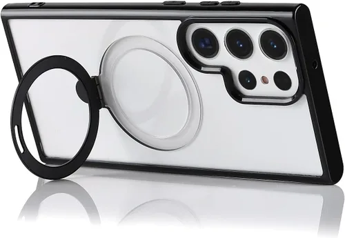 Miniatura 8 de Cavor Funda para Samsung Galaxy S22 Ultra, compatible con Magsafe para mujeres, S22 Ultra, magnética, soporte, cuerpo completo, a prueba de golpes