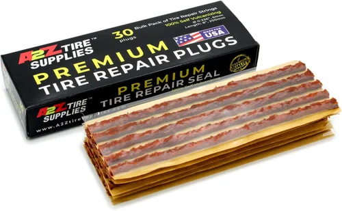 Miniatura 5 de Sello de reparación de neumáticos plano sin cámara marrón (30, 4 pulgadas)
