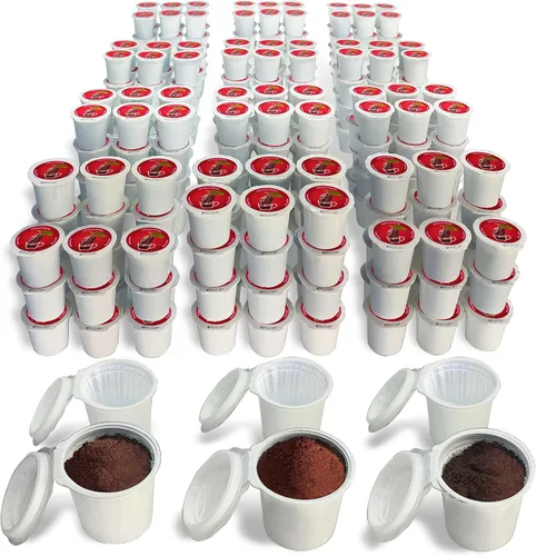 Miniatura 9 de 96 cápsulas iFillCup - Utiliza tu café favorito, se adapta a todas las cafeteras K Cup, ahorra $ cientos, tiene capacidad para un 50% más de café