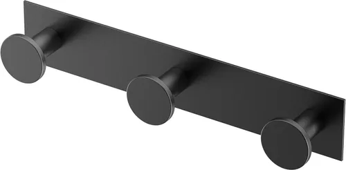 Miniatura 5 de Gatco 1288B Glamour - Gancho triple para bata de 3 ganchos, gancho montado en la pared para toallas de baño, batas y abrigos, 11 pulgadas de Latón