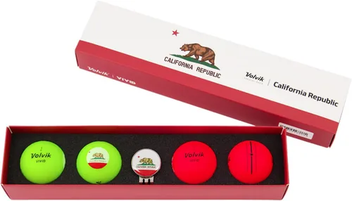 Miniatura 18 de Volvik Vivid City, State, Country Edition Golf Ball Gift Sets