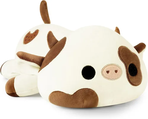 Miniatura 11 de Onsoyours Lindo peluche de vaca, suave peluche de aguacate amoroso, juguete de peluche esponjoso, almohada de aguacate, regalo para niños