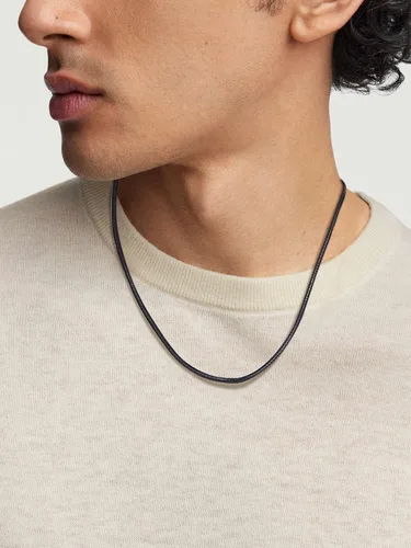 Miniatura 40 de PROSTEEL Collar de cuero impermeable para hombre, 0.079 in/0.118 in, 16 a 30 pulgadas, con cierre de acero inoxidable, cadena de bricolaje