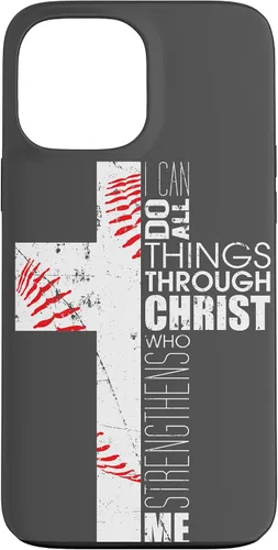 Miniatura 24 de Baseball Phone Case Christian Bible Verse Philippians 4:13 Case for iPhone 17