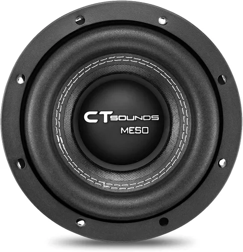 Miniatura 2 de CT Sounds Meso-6.5-D2 - Subwoofer para automóvil de 6.5 pulgadas, 800 vatios de potencia máxima, doble 2 ohmios