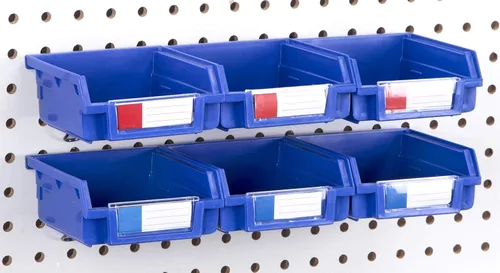 Miniatura 37 de Papeleras de Pegboard – tamaños 3.5", 5", o 7" Negro