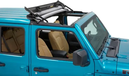 Bestop Techo plegable para techo duro - Jeep Gladiator '20-actual / Wrangler JL '18-actual (Negro Diamante)