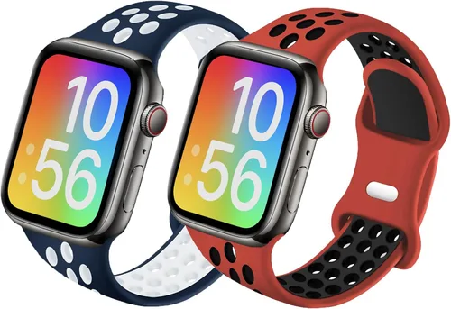 Miniatura 7 de Compatible con correa para Apple Watch para niños de 1.49, 1.57, 1.61, 1.65, 1.73, 1.77 y 1.85 pulgadas, correa deportiva de silicona suave