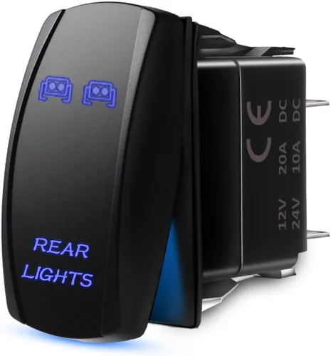 Miniatura 7 de Interruptor de rocker grabado a láser Mictuning para luz trasera