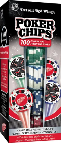 Miniatura 8 de Masterpieces NHL - Fichas de póquer unisex para adultos, 100 piezas