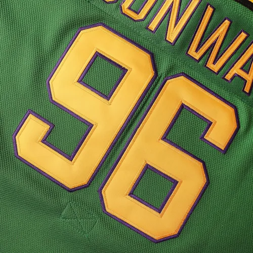 Miniatura 5 de Camiseta juvenil Mighty Ducks Charlie Conway #96 Adam Banks #99 de la película de hockey sobre hielo para niños