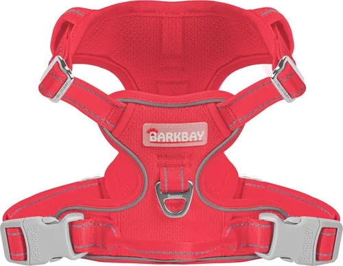 Miniatura 15 de BARKBAY Arnés para perro sin tirones para perros grandes, ajustable, reflectante, cómodo, sin estrangulamiento, resistente, perfecto para Negro