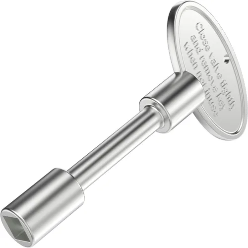Onlyfire Llave de válvula de gas universal para fogatas y chimeneas de gas, llave de gas de repuesto cromada de 3 pulgadas para válvula de bola