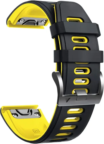 NotoCity Compatible con Fenix 6X Correa de reloj deportiva de silicona para reloj inteligente Fenix 5X/5X Plus/Fenix 6X Pro/Fenix 7X/Fenix 3/Fenix 3