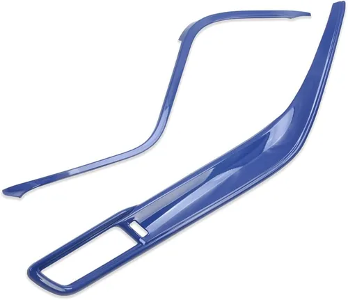 Miniatura 2 de Kadore Cubierta de tira de consola central para Toyota Camry 2018-2023 2024 Interior Color azul Camry XSE XLE TRD Hybrid SE LE 2 piezas