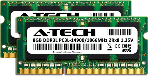 Miniatura 2 de A-Tech 16 GB (2 x 8 GB) RAM para Apple iMac finales de 2015 27 pulgadas Retina 5K DDR3L 1866MHz / 1867MHz PC3L-14900 1.35V 204-Pin SODIMM Kit
