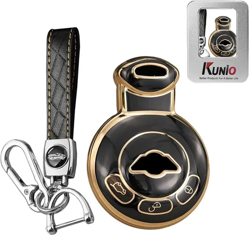KUNIO Funda de TPU para llavero de automóvil para BMW Mini Cooper S ONE JCW Clubman Countryman R60 R55 R56 R57 R59 Roadster Paceman Key Cover Cover