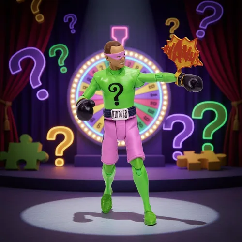 Miniatura 7 de McFarlane Toys DC Batman 1966 Serie de TV The Riddler Figura de acción [Boxeo]