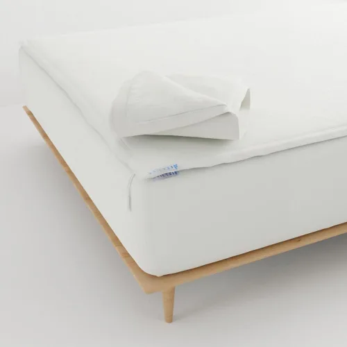 Miniatura 5 de QuickZip Paquete de Repuesto Fitted Plus: 1 Sábana Bajera (Base + Sábana con Cremallera) y 1 Sábana con Cremallera - Fácil de Cambiar, No se Sale