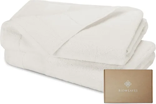 Miniatura 8 de BIOWEAVES 100% Algodón Orgánico 700 GSM Suave Juego de Toallas Premium de 6 Piezas Certificado GOTS, 2 Toallas de Baño, 2 Toallas de Mano y 2 Paños