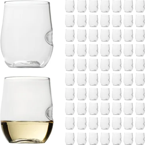 Miniatura 10 de GOVINO Copas de vino de plástico irrompibles – Cristalería Tritan irrompibles sin tallo, tazas elegantes que parecen vidrio, 12 onzas, juego de 2