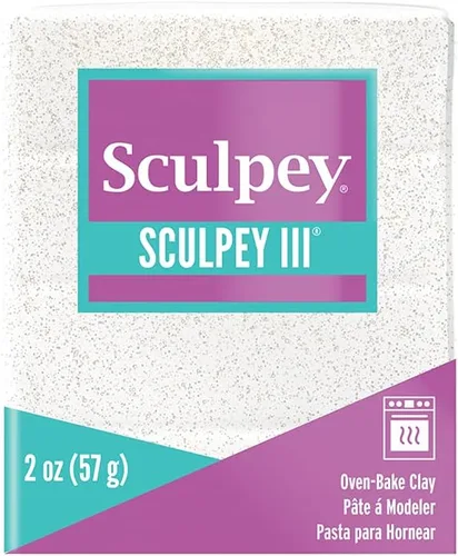 Miniatura 6 de Sculpey III Arcilla para hornear horno 2oz-Granate purpurina granate