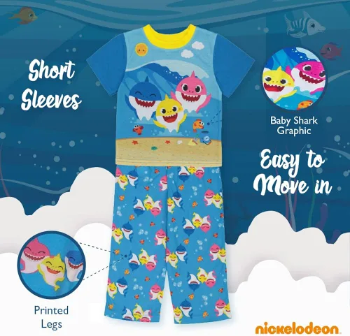 Miniatura 4 de Nickelodeon Conjunto de pijama de tiburón bebé para niños