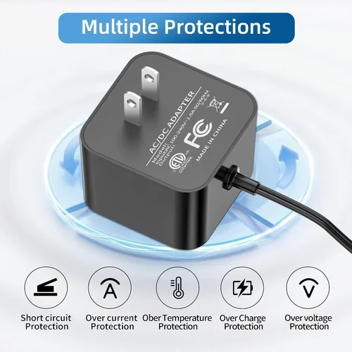 Miniatura 5 de Adaptador de corriente de 15 W compatible con Amazon Echo Dot de 3ª generación Echo Dot (3ª/4ª generación) con reloj Echo Dot Kids Edition Echo Show