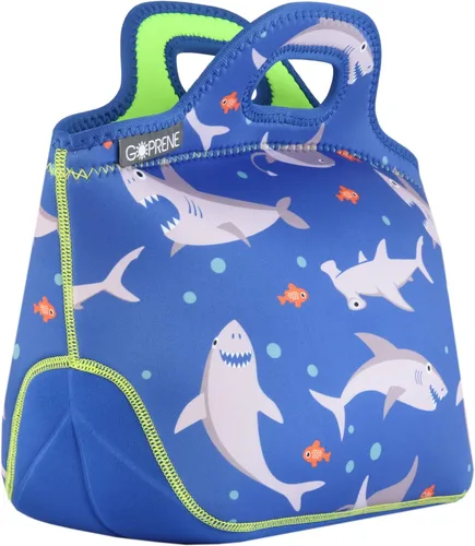 Miniatura 8 de Bolsa de almuerzo para niños con aislamiento de neopreno para niños, se adapta a la lonchera Bento Box y Thermos verde para niños pequeños