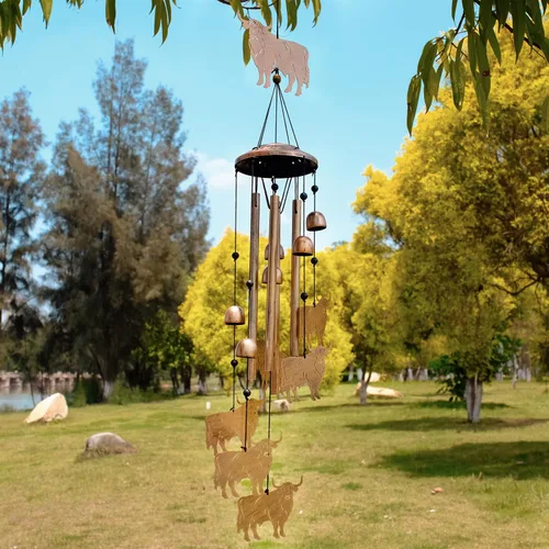Miniatura 2 de GDNSFIT, carillones de viento Bigfoot para exteriores, carrillones de viento de metal al aire libre, regalos de Bigfoot para mujeres/hombres
