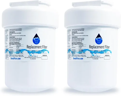 Miniatura 2 de Denali Pure Paquete de 2 filtros de agua de repuesto para refrigerador Hotpoint HSS25GFPJWW, compatible con Hotpoint MWF, cartucho de filtro de agua