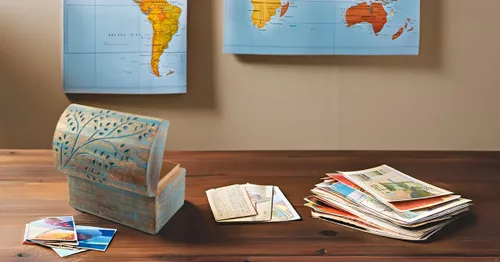 Miniatura 6 de Grandes ideas de regalo de cumpleaños joyero y organizador de madera decorativo hecho a mano, cofre del tesoro de recuerdo, caja de reloj