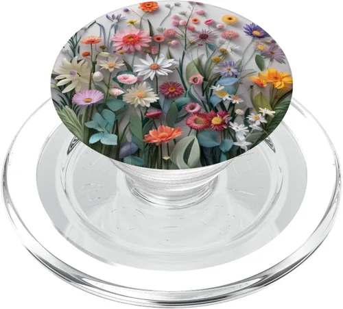 Miniatura 8 de Colección de ramo de flores con patrón floral PopSockets Adhesivo PopGrip
