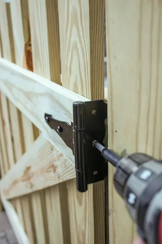 Miniatura 5 de National Hardware N109-042 SPB841 - Bisagra ornamental en T de 6 pulgadas, bisagras de puerta de acero laminado en caliente negras con protección