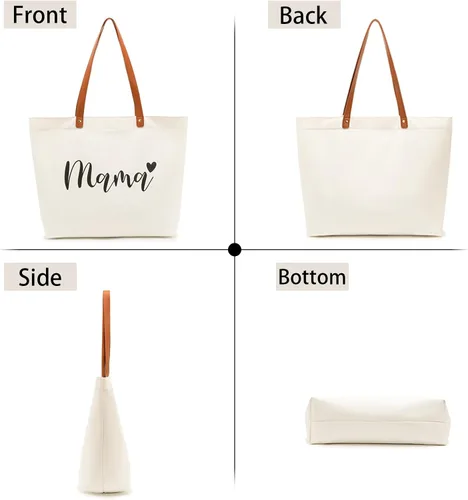 Miniatura 3 de Lamyba Regalos para mamá nueva, bolso de mano con bolsa de maquillaje, regalos geniales para mamá por ser/mamá embarazada/mujeres embarazadas