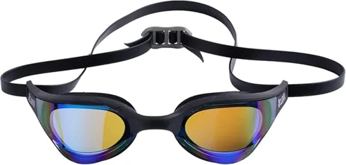 Clear'r Champion Racing Swim Goggles, Anti-Fog Mirrored UV Lenses, 4 Nosepieces, Leak-Free Wide View for Lap Swimmers