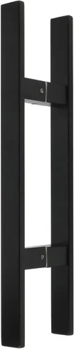 Miniatura 13 de Alise Manija de puerta de ducha, manija de puerta corrediza de vidrio de 16 pulgadas, manija trasera a trasera, compatible con vidrio de 1/8 a 3/5