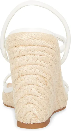 Miniatura 3 de Steve Madden Sandalias de tacón Udell para mujer, Cuero Blanco