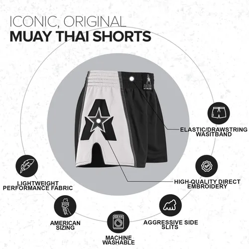 Miniatura 18 de Anthem Athletics Pantalones cortos de Muay Thai para hombre, pantalones cortos de Muay Thai para mujer - Kickboxing Short Boxing Trunks 5050 Classic
