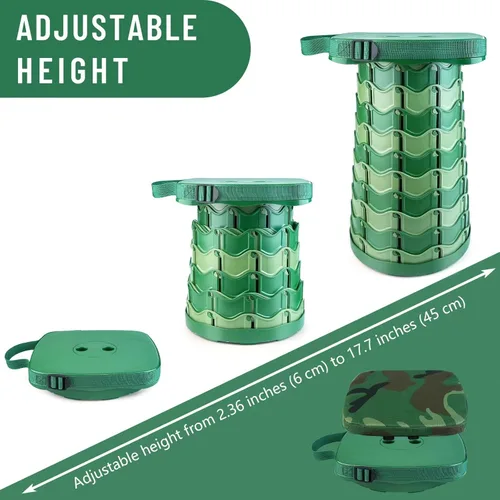 Miniatura 3 de Taburete plegable con asiento acolchado, taburete plegable portátil fácil de transportar para adultos, taburete plegable rápido resistente con bolsa