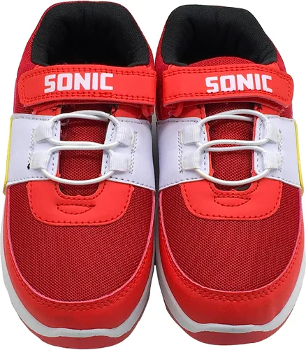 Miniatura 2 de Sonic The Hedgehog, Zapatillas bajas para niños y niñas, con luces intermitentes, color rojo, talla 9-4