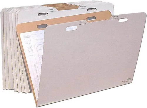 Carpeta plana vertical (juego de 8) Tamaño 27.5 pulgadas de alto x 39 pulgadas de ancho x 0.5 pulgadas de profundidad
