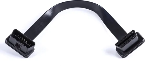 Miniatura 4 de Cable de diagnóstico de extensión de cinta OBD 2 OBD ii de perfil bajo macho a hembra 16 pines completamente conectado para lector de código