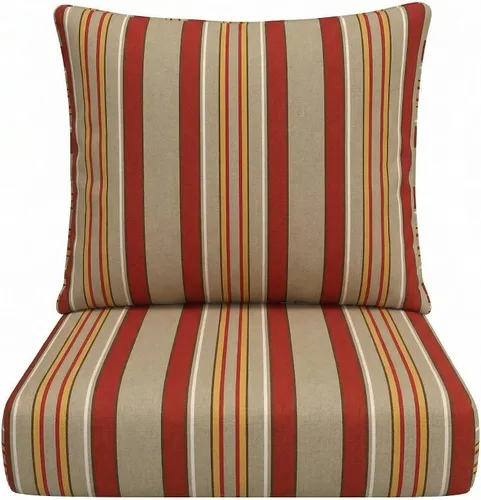 Miniatura 21 de RSH DECOR: Sunbrella - Cojín de asiento profundo con respaldo de almohada, asiento de 23 x 24 x 5 pulgadas, tela de rendimiento resistente al agua