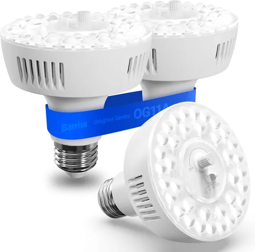 Miniatura 14 de Barrina Orbgrow OG11A - Bombillas de cultivo para plantas de interior, atenuación y sincronización integradas, 4000K 11W (equivalente a 100 W)